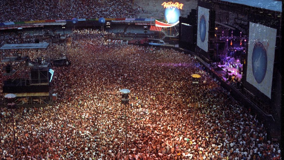 O Rock in Rio 91, no Maracanã